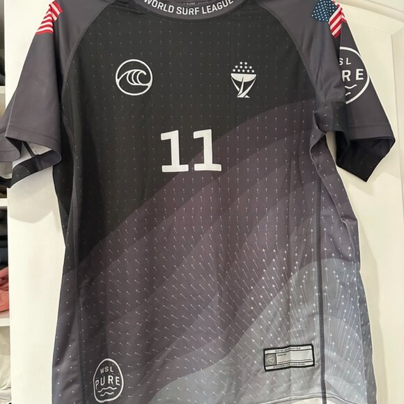 Kelly Slater WSL World Surf League Jersey Small Rash Guard  2020 size S - Picture 2 of 8